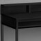 Homeroots 47" Black Wood and Metal H-Shape Computer Desk 489893 - alternate 6
