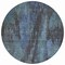 Homeroots 8' Blue And Gray Round Abstract Washable Indoor Outdoor Area Rug 616138 - alternate 6