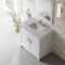 James Martin Vanities Bellshire 36" Single Vanity, Bright White w/ 3 CM Victorian Silver Silestone Top 660-V36-BW-3VSL - alternate 8