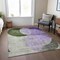 Homeroots 5' X 8' Lavender Purple And Green Geometric Washable Indoor Outdoor Area Rug 604918 - alternate 8