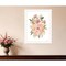 Homeroots Peachy Petals White Framed Print Wall Art 529877 - alternate 4