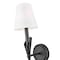 Z-Lite Claudelle 1-Light Wall Sconce, 5.75 in W x 24 in H, Matte Black 4014-1SA-MB - alternate 7
