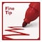 Tru Red Permanent Marker, Pen-Style, Fine Bullet Tip, Assorted Colors, 5PK TR54527 - alternate 9