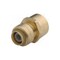 Sharkbite Push-Fit Straight Coupling - 3/4" X 3/4" Brass U016LF - alternate 1