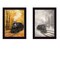 Homeroots Set Of Two Vintage Locomotives Black Framed Print Wall Art, 2PK 405880 - alternate 1