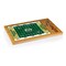 Picnic Time Family Of Brands NCAA Colorado State Rams Football Field Icon Glass Top Cutting Board & Knife Set 910-00-505-134-0 - alternate 2