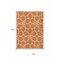 Homeroots 10' X 14' Orange And Ivory Geometric Washable Indoor Outdoor Area Rug 613030 - alternate 8