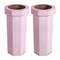 Happimess Fleur 25-Gallon Disposable Corrugated Cardboard Event Trash Can and Recycling Bin, Bridal Pink, 2PK HPM1301D-SET2 - alternate 7