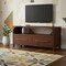Homeroots 43in Brown Solid Wood Enclosed and Open Storage TV Stand 720017 - alternate 8