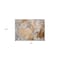 Homeroots 2' X 3' Orange Abstract Washable Non Skid Indoor Outdoor Area Rug 559514 - alternate 3