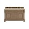 James Martin Vanities Brookfield 60 in. Double Vanity, Pecan w/ 3 CM Eternal Marfil Silestone Top 547-V60D-PCN-3EMR - alternate 1