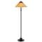 Homeroots 61" Bronze 2-Light Traditional Floor Lamp, Red and Ivory Abstract Tiffany Glass Empire Shade 526320 - alternate 4