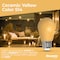 Bulbrite 25W Equivalent Ceramic Yellow Color S14 Weatherproof Outdoor E26 Medium Base LED Light Bulb, 10PK 862320 - alternate 4