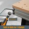 Powertec Multi-Functional Project Table with Wheels | Workbench with 3/4in Bench Dog Hole Pattern MT4012 - alternate 6