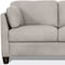 Homeroots 59in Off White And Brown Leather Loveseat 515680 - alternate 3
