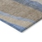 Homeroots 8' Taupe Tan And Blue Round Abstract Washable Indoor Outdoor Area Rug 601016 - alternate 7