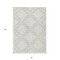 Homeroots 5' X 8' Ivory And Beige Geometric Washable Indoor Outdoor Area Rug 593775 - alternate 9