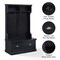 Crosley Seaside Hall Tree CF6006-BK - alternate 10