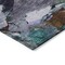 Homeroots 8' Blue Gray And Brown Round Abstract Washable Indoor Outdoor Area Rug 603121 - alternate 8