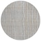 Homeroots 8' Gray Brown And Ivory Round Striped Washable Indoor Outdoor Area Rug 597393 - alternate 7