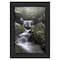 Homeroots Ricketts Waterfall Black Framed Print Wall Art 530008 - alternate 1