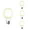 Bulbrite 7WLED G25 2700K FILAMENT E26 MILKY FULLY COMPATIBLE DIMMING, 4PK 862893 - alternate 1
