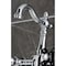 Kingston Brass Two-Handle Wall Mount Bridge Kitchen Faucet, Polished Chrome KS2441PKX - alternate 6
