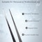 A2Z Scilab Offset Narrow-Tip Micro Serrated Forceps, 10 inch Stainless Steel Tweezers A2Z-ZR1115 - alternate 5