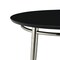 Office Star Products Brooklyn  Round Top Coffee Table, Black / Brushed Nickel MG1230R-BK - alternate 6