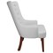 Leisuremod Spruce Collection Modern Wooden Dining Chair in Light Grey SC24LGR - alternate 9