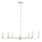 Jonathan Y Shana 35.5" 6-Light Grand Modern Transitional Adjustable Sculptural Wavy Arm Candle-Style Metal LED JYL9558A - alternate 11