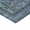 Homeroots 10' X 14' Blue And Gray Medallion Washable Indoor Outdoor Area Rug 616057 - alternate 8