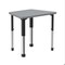 Correll Trapezoid 32 in W, 22 in L, 25 in to 35 in H, Particleboard, Gray Granite AD2232TF-TRP-15-09-13 - alternate 1