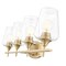 Z-Lite Joliet Burnished Brass 4 Light Vanity 473-4V-BBR - alternate 6