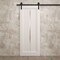 Sartodoors Modern Barn Door 36 x 96 inches, Ego 5014 Painted White Oak, 6.6FT Rail Track Heavy Hardware Set ,  EGO5014BD-B-PWO-3696 - alternate 6