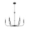Z-Lite Tova Matte Black 6 Light Chandelier 3049-32MB - alternate 7