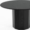 Homeroots 52" Black Solid Wood Pedestal Base Round Top Dining Table 721053 - alternate 5