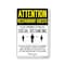 Signmission Public Safety, Restaurant Guests Practice Social Distancing, 10in X 7in Decal, OS-NS-D-710-25409 OS-NS-D-710-25409 - alternate 1