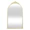 Homeroots 34" Gold Metal Arch Accent Mirror 632346 - alternate 8