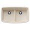 Blanco Valea Equal Double Low Divide, Soft White 443089 - alternate 1