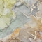 Homeroots 3' X 5' Gray and Gold Abstract Washable Non Skid Indoor Outdoor Area Rug 559162 - alternate 5