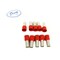 Deejay Led Ferrule Crimp Connector Style for 2 Gauge Wire RED insulator TBHCLAMP2RED - alternate 5
