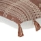 Homeroots 14" X 20" Beige and Brown Southwestern Cotton Throw Pillow With Tassels 529231 - alternate 5
