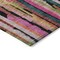 Homeroots 10' X 14' Pink Black And Green Striped Washable Indoor Outdoor Area Rug 603232 - alternate 9