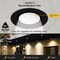 Nuwatt 4 Inch Black MR16 LED Retrofit 12V Recessed Downlights, 2700K-5000K, 600LM, GU5.3 Base, 12PK NW-DL-4-MR16-LV-5CT-BLK-12P - alternate 8
