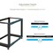 Startech.Com 8U OPEN FRAME SERVER RACK W/ ADJUSTABLE MOUNTING DEPTH OF 22IN-40IN & 18IN TALL 4POSTRACK8U - alternate 3