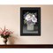 Homeroots Lilac Mason Jar Floral 3 Black Framed Print Wall Art 407665 - alternate 3