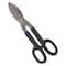 Vulcan Snip, 12 in OAL, 3 in L Cut, Straight Cut, Carbon Steel Blade, Non-Slip Grip Handle, Black/Blue Handle TS-01412 - alternate 1