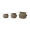 Homeroots 20" Brown Water Hyacinth Basket 609421 - alternate 1