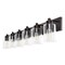 Jonathan Y Irving 40" 6-Light Seeded Glass/Iron Modern Contemporary LED Vanity Light, Oil Rubbed Bronze JYL7621E - alternate 11
